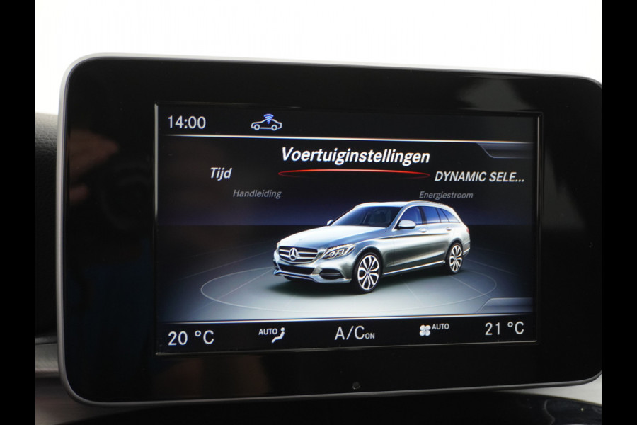 Mercedes-Benz C-Klasse Estate Gereserveerd 350Hybrid 279pk AIRMATIC Camera Navi Lmv 1/2 Leer ParkAssist PDC v+a Automatische Achterklep 18" Ecc AMG lns Luchtvering Regen-Licht sensor  Cruise Control Stoelverwarming Multifunct. Stuur  Privacy Glas Edition