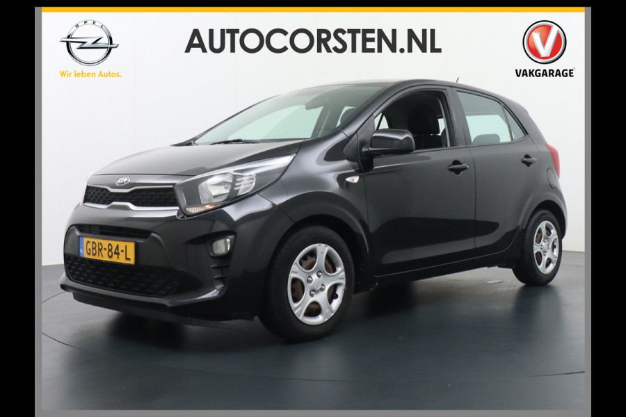 Kia Picanto 1.2I 83PK 5d AUT Airco Multimedia-vb. Licht+Regen-sensor Bluetooth Multifunct. lederen stuur Automaat Dynamic-Plus Line Stoelhoogte verstelling Mistlampen dealer onderhouden