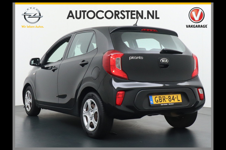 Kia Picanto 1.2I 83PK 5d AUT Airco Multimedia-vb. Licht+Regen-sensor Bluetooth Multifunct. lederen stuur Automaat Dynamic-Plus Line Stoelhoogte verstelling Mistlampen dealer onderhouden