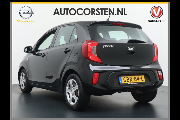 Kia Picanto 1.2I 83PK 5d AUT Airco Multimedia-vb. Licht+Regen-sensor Bluetooth Multifunct. lederen stuur Automaat Dynamic-Plus Line Stoelhoogte verstelling Mistlampen dealer onderhouden