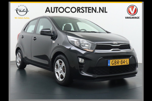 Kia Picanto 1.2I 83PK 5d AUT Airco Multimedia-vb. Licht+Regen-sensor Bluetooth Multifunct. lederen stuur Automaat Dynamic-Plus Line Stoelhoogte verstelling Mistlampen dealer onderhouden