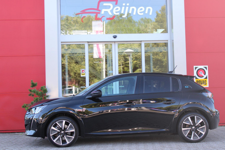 Peugeot e-208 EV GT PACK 50 kWh 136PK AUTOMAAT | 3 FASE | NAVIGATIE | ACHTERUITRIJ CAMERA | APPLE CARPLAY / ANDROID AUTO | CLIMATE CONTROL | CRUISE CONTROL | LED KOPLAMPEN | KEYLESS START | DODEHOEK DETECTIE |