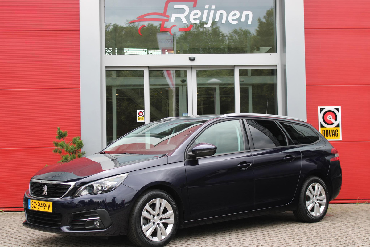 Peugeot 308 SW 1.2 110PK BLUE LEASE EXECUTIVE | NAVIGATIE 10" TOUCHSCREEN | APPLE CARPLAY/ANDROID AUTO | PANORAMA DAK | DAB+ RADIO | CLIMATE CONTROL | PARKEERSENSOREN VOOR EN ACHTER| LICHTMETALEN VELGEN | CRUISE CONTROL | REGEN/LICHT SENSOR |