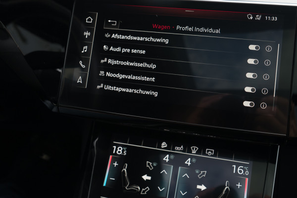 Audi e-tron 55 Quattro / Incl. BTW/ 2x S-line/ Standkachel/ Luchtvering/ Adaptive Cruise Control/ Panoramadak/ 300kW (408PK)