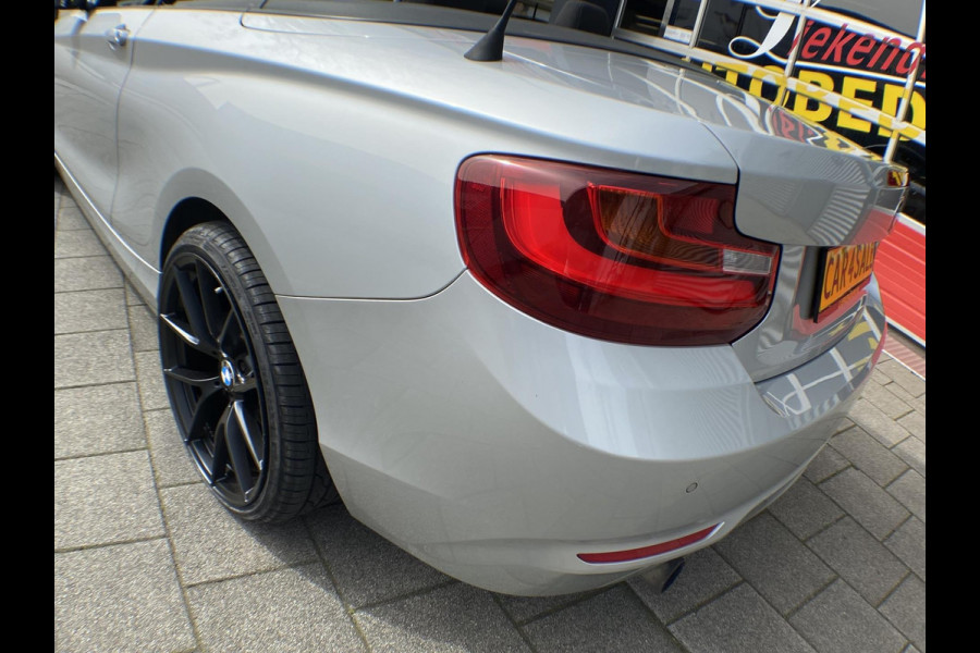 BMW 2 Serie Cabrio 220i Executive - Navigatie I Airco I PDC I 1/2 Leer I "19" Sport velgen & Sport pakket I Dealer onderhouden