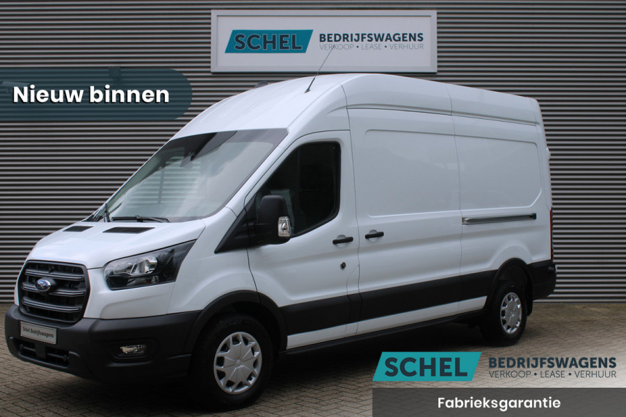 Ford Transit 350 2.0 TDCI L3H3 Trend 170pk - 2x Schuifdeur - Carplay - Android - 270gr deuren - Trekhaak - Rijklaar