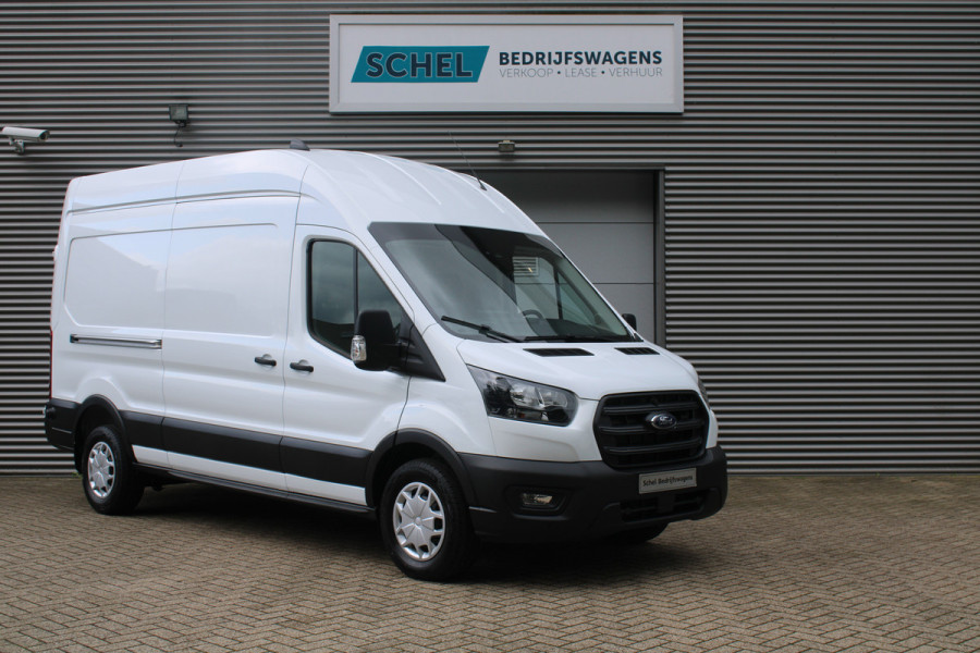 Ford Transit 350 2.0 TDCI L3H3 Trend 170pk - 2x Schuifdeur - Carplay - Android - 270gr deuren - Trekhaak - Rijklaar