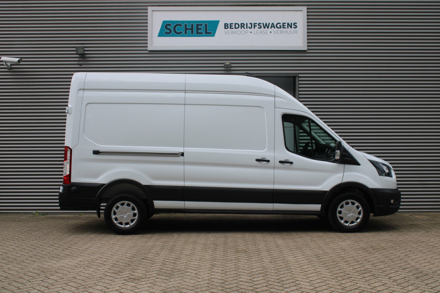 Ford Transit 350 2.0 TDCI L3H3 Trend 170pk - 2x Schuifdeur - Carplay - Android - 270gr deuren - Trekhaak - Rijklaar