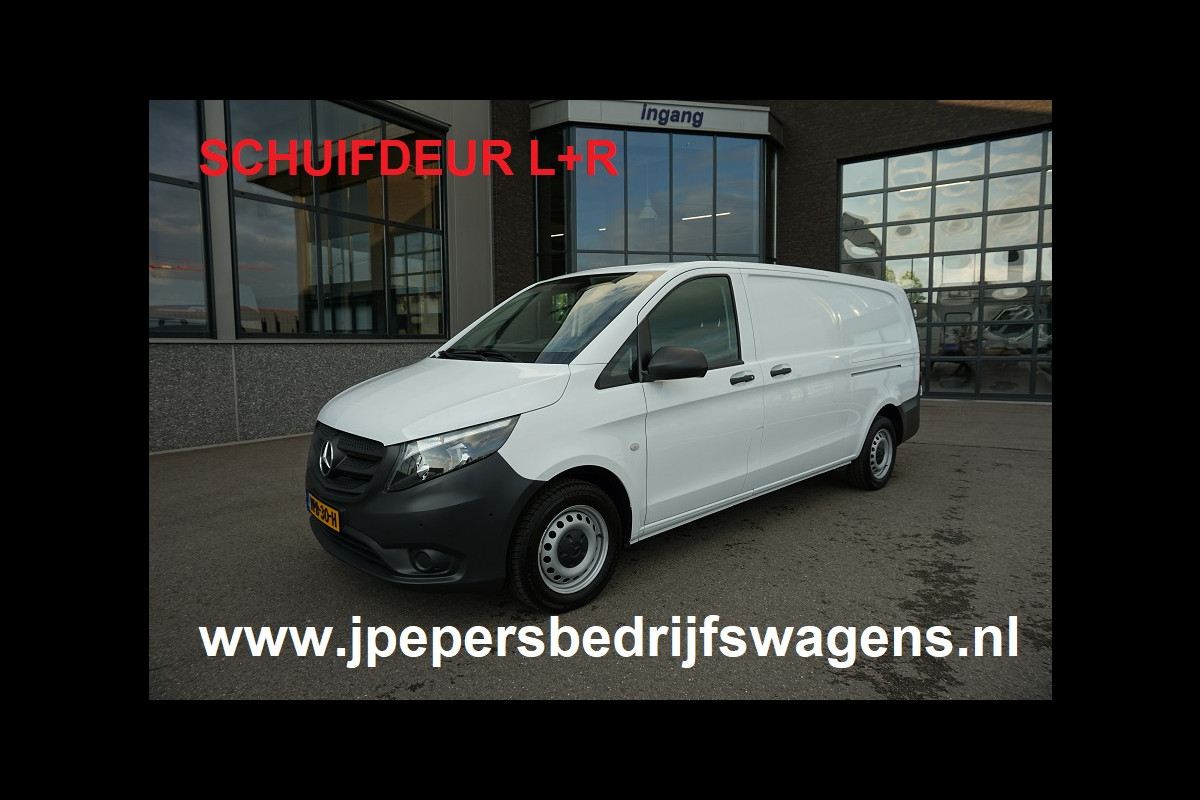 Mercedes-Benz Vito 116 CDI XL Extra Lang / L+R Schuifdeur / Trekhaak / Camera / Parkeersensoren / Navigatie / Airco