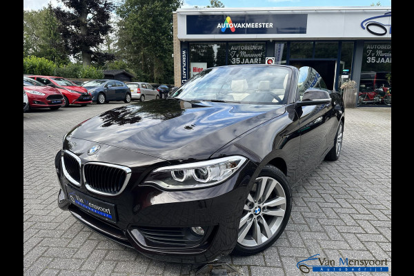 BMW 2 Serie Cabrio 230i Automaat 252PK Executive 17dKM!|Navi|Keyless|Leder|Xenon