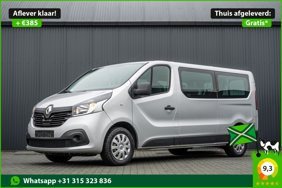 Renault Trafic Passenger **1.6dCi 9-Pers L2H1 | Incl. BPM, BTW vrij | R-Link | Navi | A/C | Cruise | PDC | MF Stuur | Start / Stop**