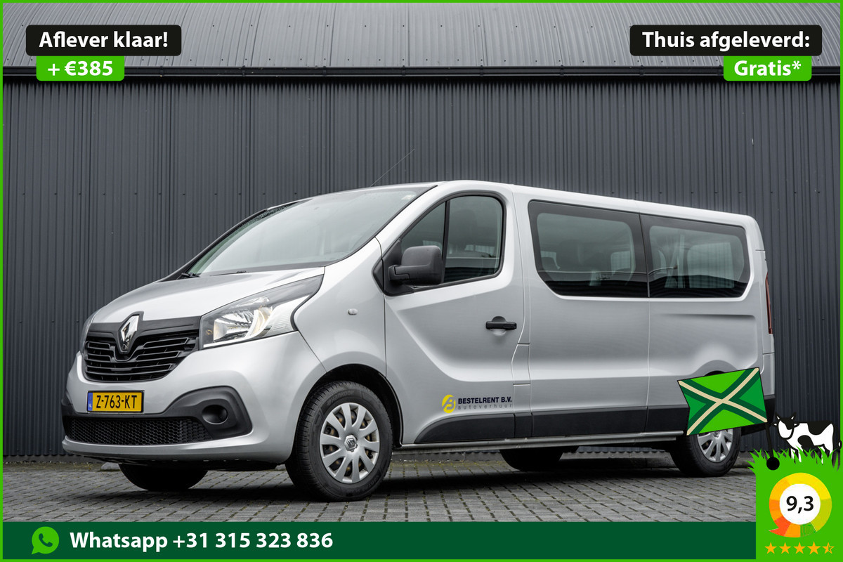 Renault Trafic Passenger **9-Pers L2H1 | Incl. BPM, BTW vrij | 1.6dCi | R-Link | Navi | A/C | Cruise | PDC | MF Stuur | Start / Stop**