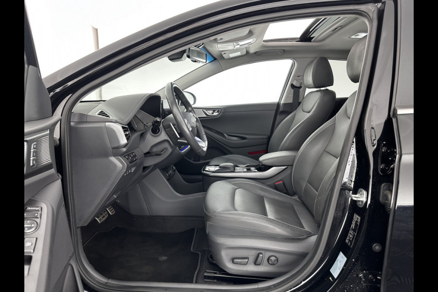 Hyundai IONIQ Premium EV 38 kWh (INCL-BTW) *PANO | ACC | FULL-LED |  VOLLEDER | KEYLESS | NAVI-FULLMAP | DAB | CAMERA | ECC | PDC | MEMORY-PACK | VIRTUAL-COCKPIT | LANE-ASSIST | COMFORT-SEATS | 16''ALU*