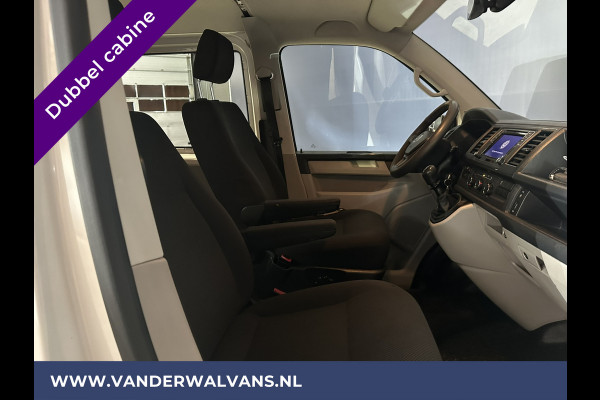 Volkswagen Transporter 2.0 TDI 150pk L2H1 Dubbele cabine Euro6 Airco | Navigatie | 5 Zits | 2500kg Trekhaak Apple Carplay, Android Auto, Cruisecontrol, Parkeersensoren, Sidebars, Verwarmde voorruit