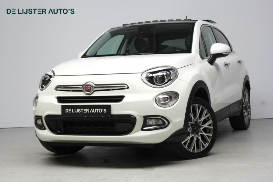 Fiat 500X 1.4 Turbo MultiAir Lounge Automaat |PANO, NAVI, CRUISE, CLIMATE, STUUR + STOELVERWARMING, PDC, KEYLESS, XENON, TREKHAAK|