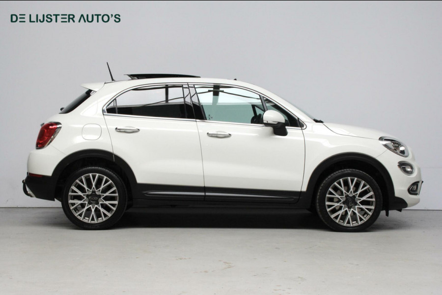 Fiat 500X 1.4 Turbo MultiAir Lounge Automaat |PANO, NAVI, CRUISE, CLIMATE, STUUR + STOELVERWARMING, PDC, KEYLESS, XENON, TREKHAAK|