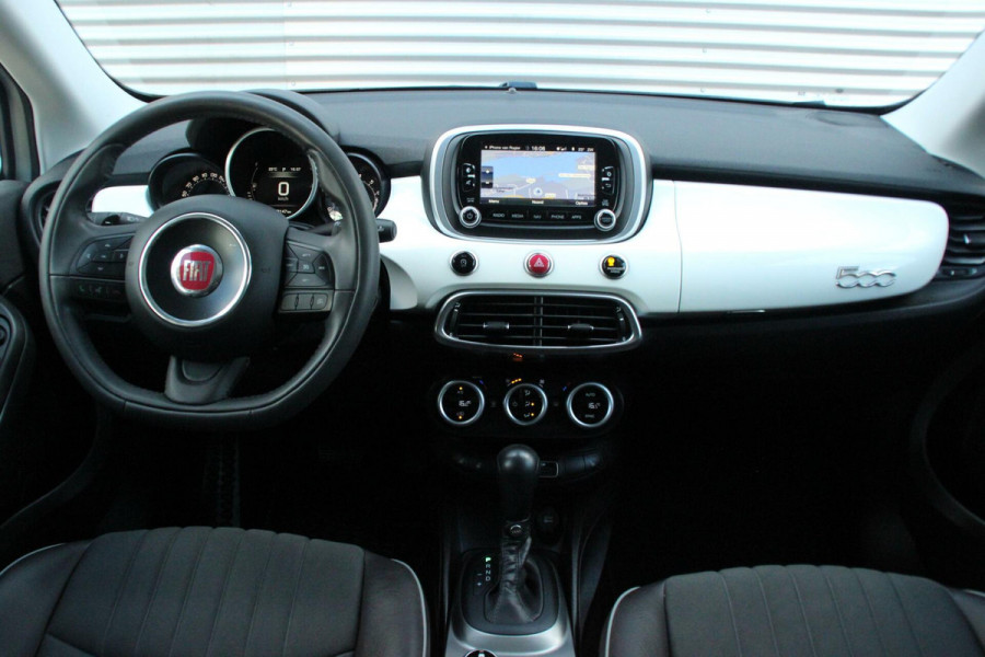 Fiat 500X 1.4 Turbo MultiAir Lounge Automaat |PANO, NAVI, CRUISE, CLIMATE, STUUR + STOELVERWARMING, PDC, KEYLESS, XENON, TREKHAAK|