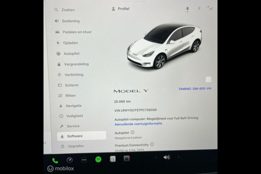 Tesla Model Y Wit 2023 RWD TREKHAAK MMX PACK