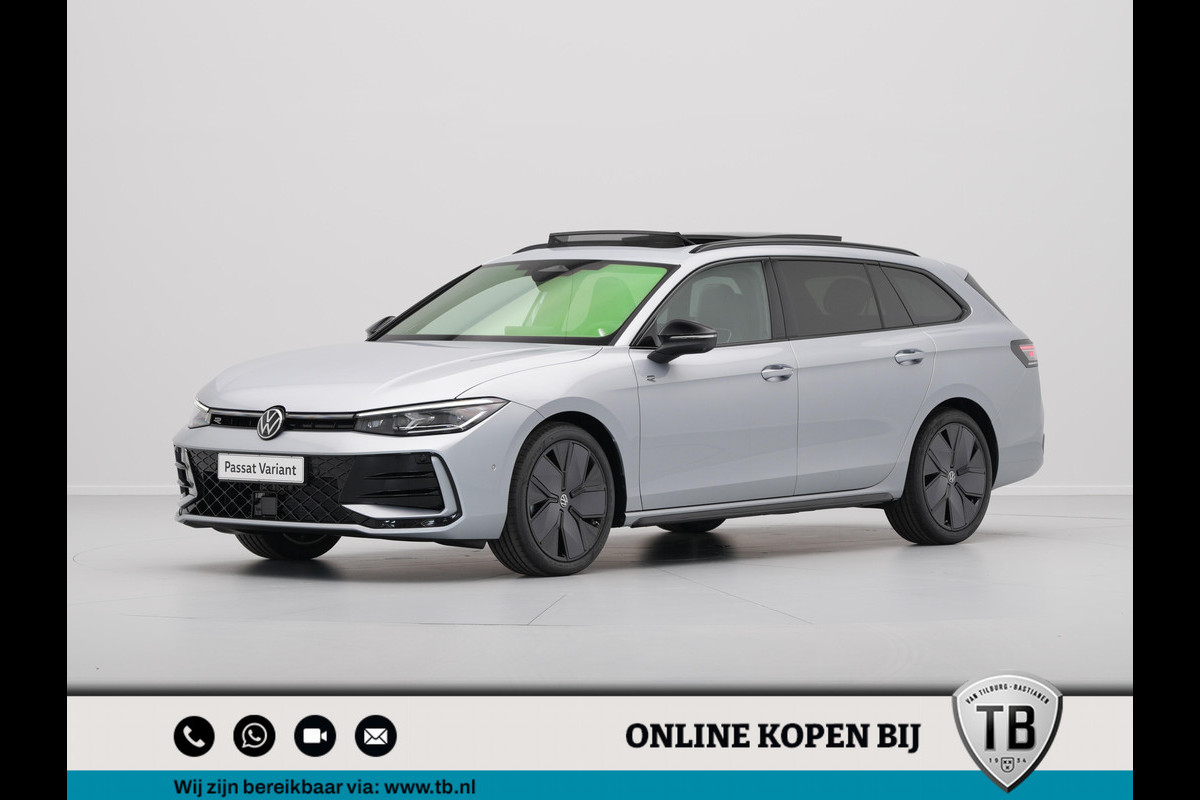 Volkswagen Passat Variant 1.5 eTSI 150 7DSG R-Line Business | 'App-Connect' draadloze smartphone integratie | Afstandscontrolesysteem (Front Assist) | Automatische afstandsregeling (Adaptive Cruise Control)