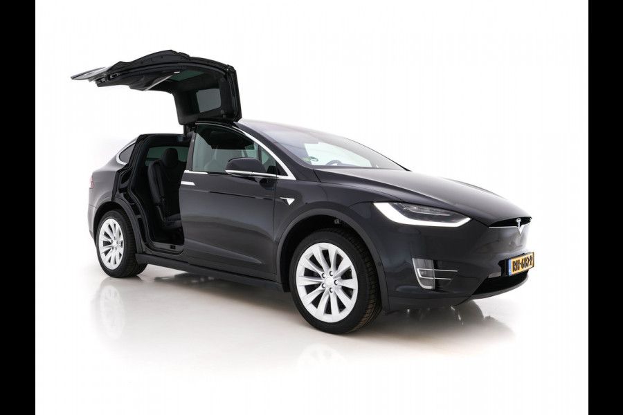 Tesla Model X 100D 7-Pers. [ 3-Fase ] (INCL-BTW) *PANO-SCREEN | NAPPA-VOLLEDER | AUTO-PILOT | AIR-SUSPENSION | FULL-LED | KEYLESS | DAB | SURROUND-VIEW | LANE-ASSIST | VIRTUAL-COCKPIT | SPORT-SEATS | 20"AL