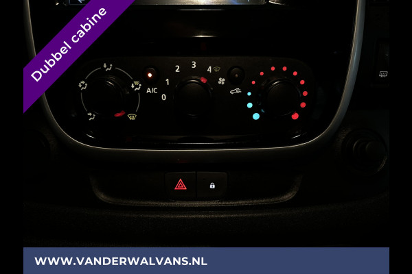 Renault Trafic 1.6 dCi 126pk L2H1 Dubbele cabine Euro6 Airco | Navigatie | Trekhaak | Cruisecontrol Parkeersensoren, Sidebars, 5-zits