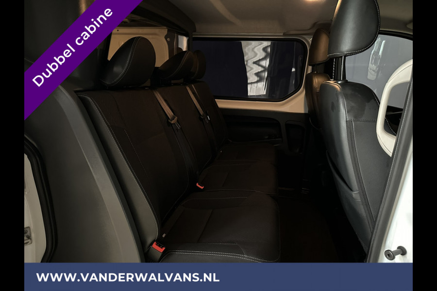 Renault Trafic 1.6 dCi 126pk L2H1 Dubbele cabine Euro6 Airco | Navigatie | Trekhaak | Cruisecontrol Parkeersensoren, Sidebars, 5-zits