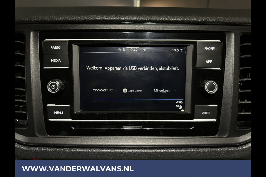 Volkswagen Crafter 2.0 TDI 140pk L3H2 L2H1 Euro6 Airco | 2x Zijdeur | Camera | Apple Carplay Android Auto, Bijrijdersbank