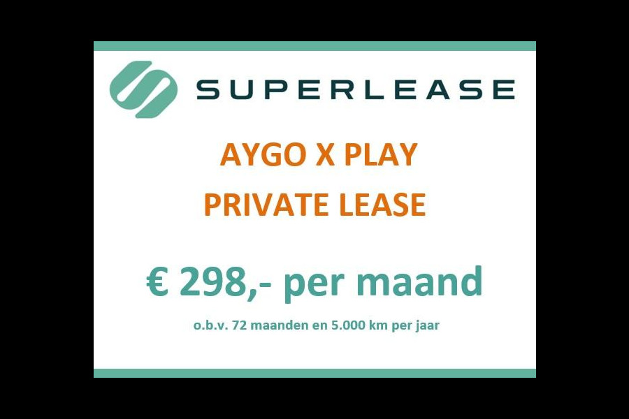 Toyota Aygo X 1.0 VVT-i MT Play