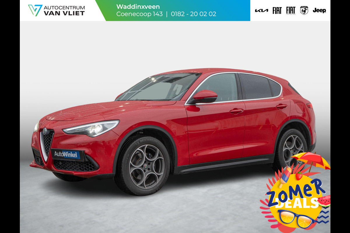 Alfa Romeo Stelvio 2.0 Turbo Aut. AWD 280pk First Edition | Rosso Alfa | 20'' LM | Navi | Clima | Stoel-/Stuurverwarming