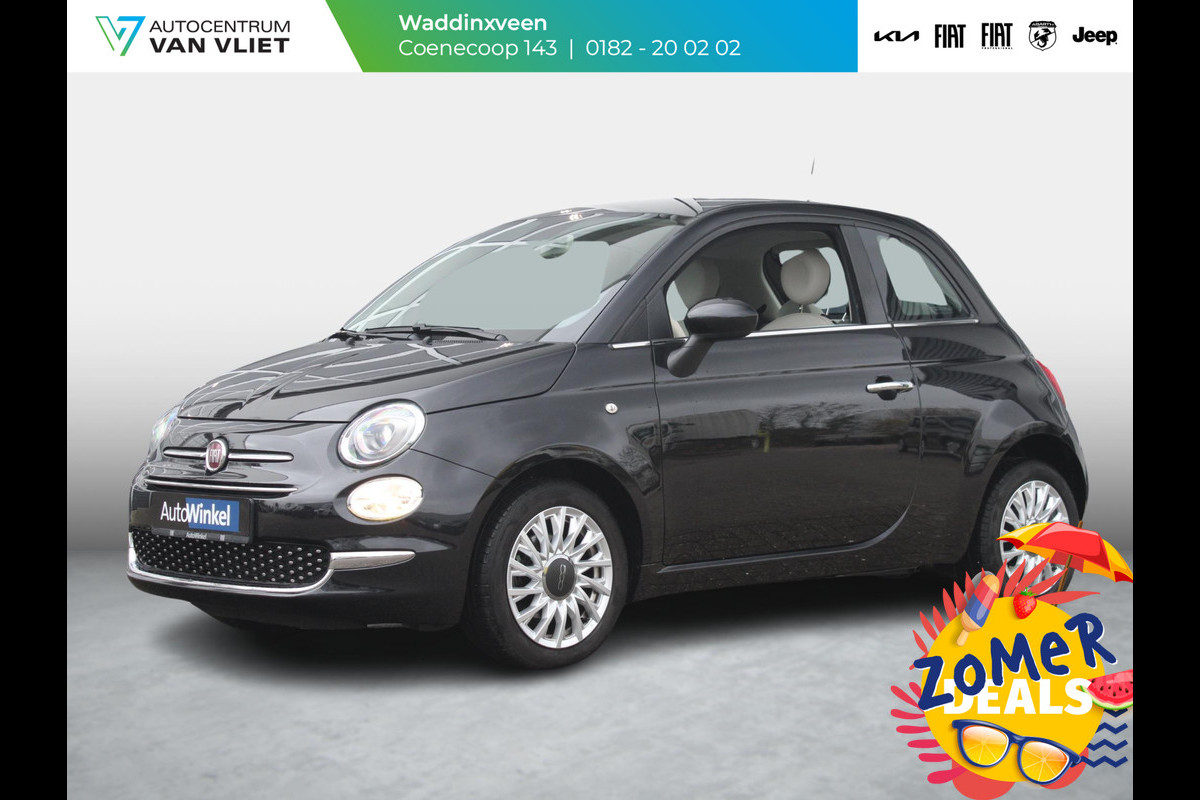 Fiat 500 1.2 Lounge | Airco | Cruise | PDC | Navi | Apple Carplay | Ambiance Ivoor