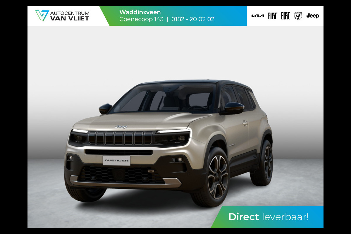 Jeep Avenger 1.2 e-Hybrid Summit | Leder | Winter Pack | Infotainment Pack | Schuif/Kanteldak | Uit voorraad leverbaar !