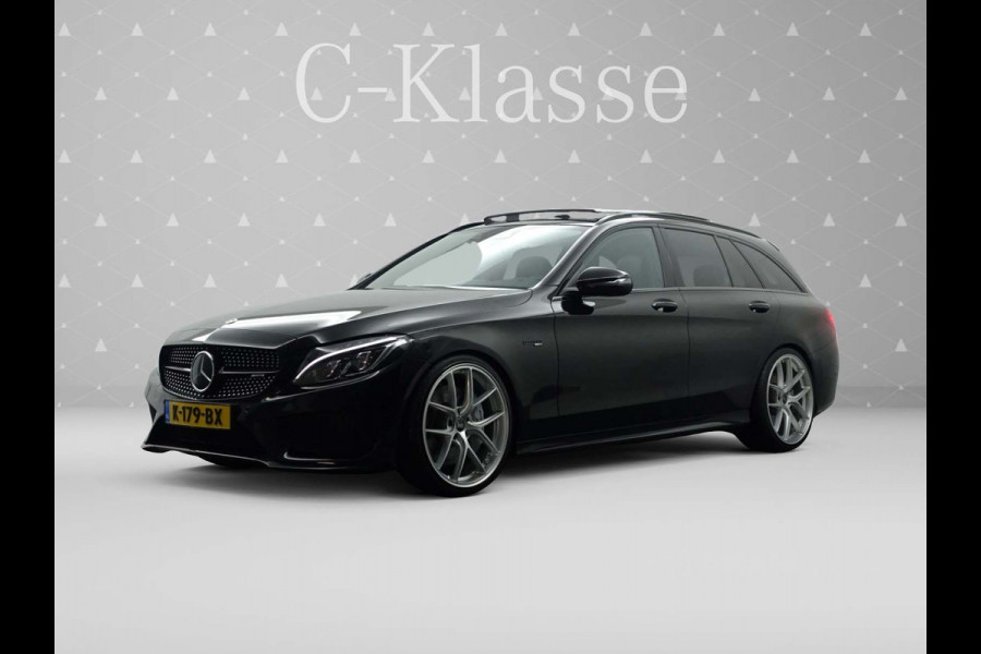 Mercedes-Benz C-Klasse Estate AMG 43 4MATIC 368pk 9G Aut- Panodak I Leer I Sfeerverl. I Camera I Burmester I Rijass.pakket