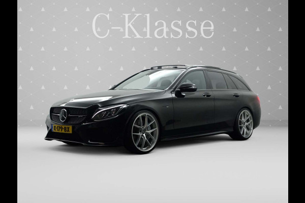 Mercedes-Benz C-Klasse Estate AMG 43 4MATIC 368pk 9G Aut- Panodak I Leer I Sfeerverl. I Camera I Burmester I Rijass.pakket