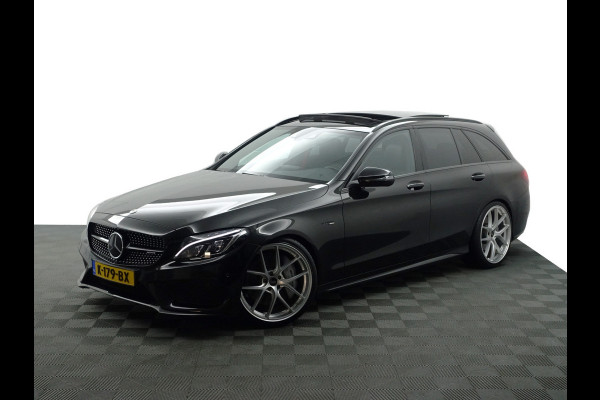 Mercedes-Benz C-Klasse Estate AMG 43 4MATIC 368pk 9G Aut- Panodak I Leer I Sfeerverl. I Camera I Burmester I Rijass.pakket