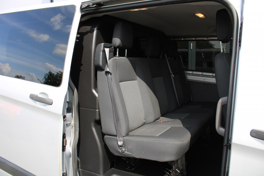 Ford Transit Custom 320 2.0 TDCI L2H1 Limited Dubbele Cabine luxe airco navi 448,- p/md