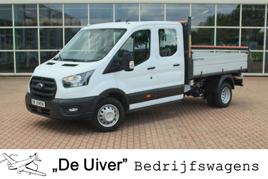 Ford Transit 350 2.0 TDCI L3H1 DC Trend RWD driezijdige kipper 3500 Kg trekvermogen