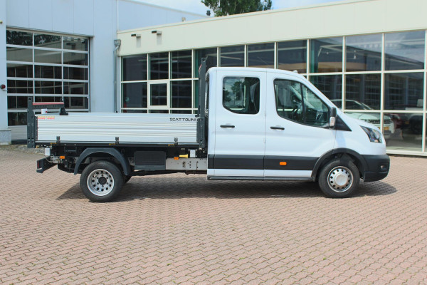 Ford Transit 350 2.0 TDCI L3H1 DC Trend RWD driezijdige kipper 3500 Kg trekvermogen