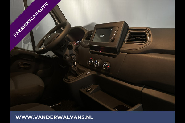 Renault Master 2.3 dCi 146pk Bakwagen 230cm hoog Laadklep Zijdeur Euro6 Fabrieksgarantie Airco | 948kg laadvermogen | Navigatie, Cruisecontrol, Bluetooth-telefonie
