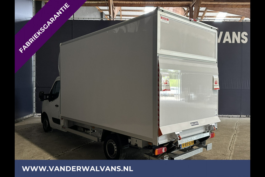 Renault Master 2.3 dCi 146pk Bakwagen 230cm hoog Laadklep Zijdeur Euro6 Fabrieksgarantie Airco | 948kg laadvermogen | Navigatie, Cruisecontrol, Bijrijdersbank, Bluetooth-telefonie