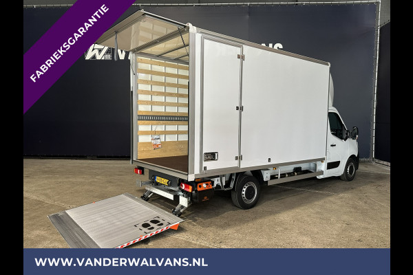 Renault Master 2.3 dCi 146pk Bakwagen 230cm hoog Laadklep Zijdeur Euro6 Fabrieksgarantie Airco | 948kg laadvermogen | Navigatie, Cruisecontrol, Bijrijdersbank, Bluetooth-telefonie