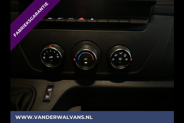 Renault Master 2.3 dCi 146pk Bakwagen 230cm hoog Laadklep Zijdeur Euro6 Fabrieksgarantie Airco | 948kg laadvermogen | Navigatie, Cruisecontrol, Bijrijdersbank, Bluetooth-telefonie