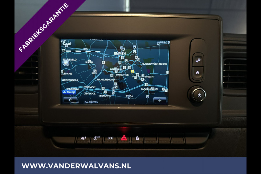 Renault Master 2.3 dCi 146pk Bakwagen 230cm hoog Laadklep Zijdeur Euro6 Fabrieksgarantie Airco | 948kg laadvermogen | Navigatie, Cruisecontrol, Bijrijdersbank, Bluetooth-telefonie