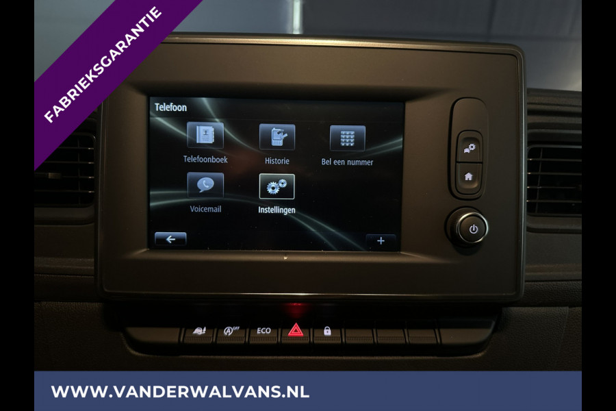 Renault Master 2.3 dCi 146pk Bakwagen 230cm hoog Laadklep Zijdeur Euro6 Fabrieksgarantie Airco | 948kg laadvermogen | Navigatie, Cruisecontrol, Bijrijdersbank, Bluetooth-telefonie