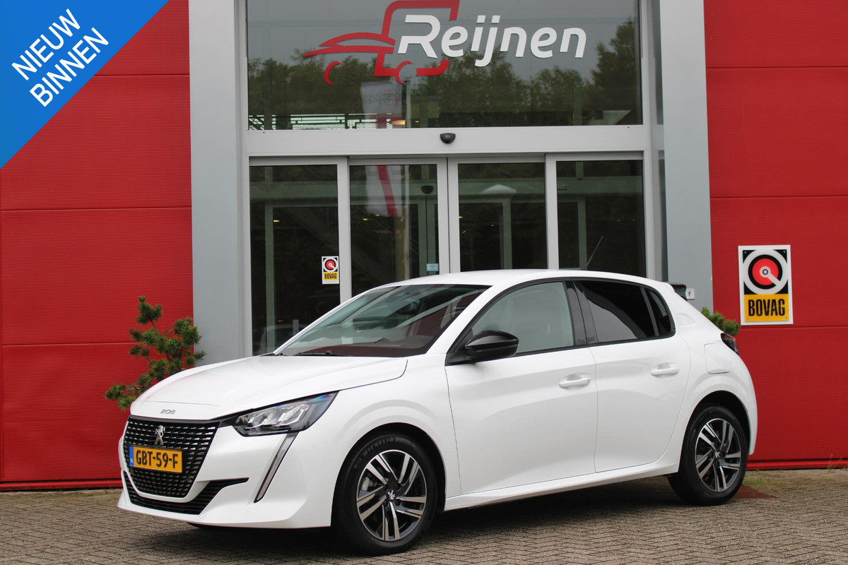 Peugeot 208 Peugeot 208 1.2 100PK AUTOMAAT ALLURE PACK | NAVIGATIE 10" TOUCHSCREEN | APPLE CARPLAY/ANDROID AUTO | ACHTERUITRIJ CAMERA | DAB+ RADIO | CLIMATE CONTROL | LICHTMETALEN VELGEN | CRUISE CONTROL | 3-D INSTRUMENTENPANEEL |