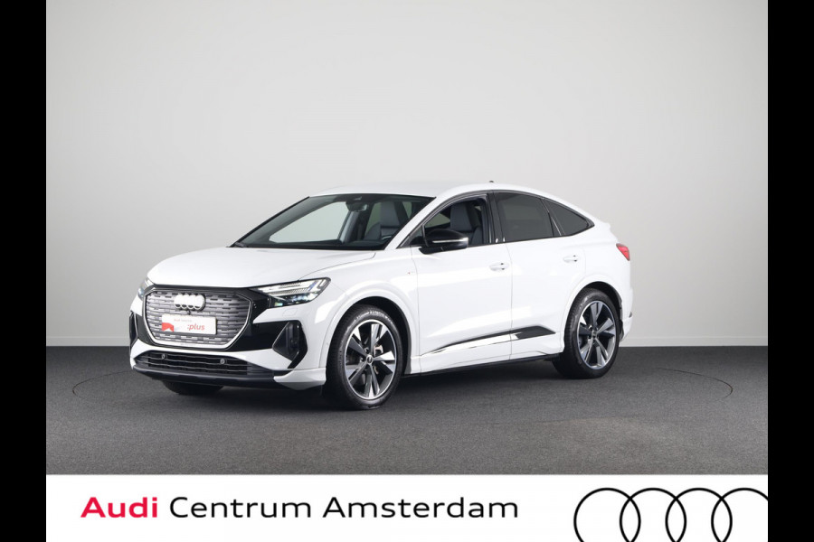 Audi Q4 Sportback e-tron 40 S-line 77 kWh 204 pk | Navigatie | Parkeersensoren | Achteruitrijcamera | Adaptieve cruise control | Stoelverwarming | 20" lichtmetalen velgen |