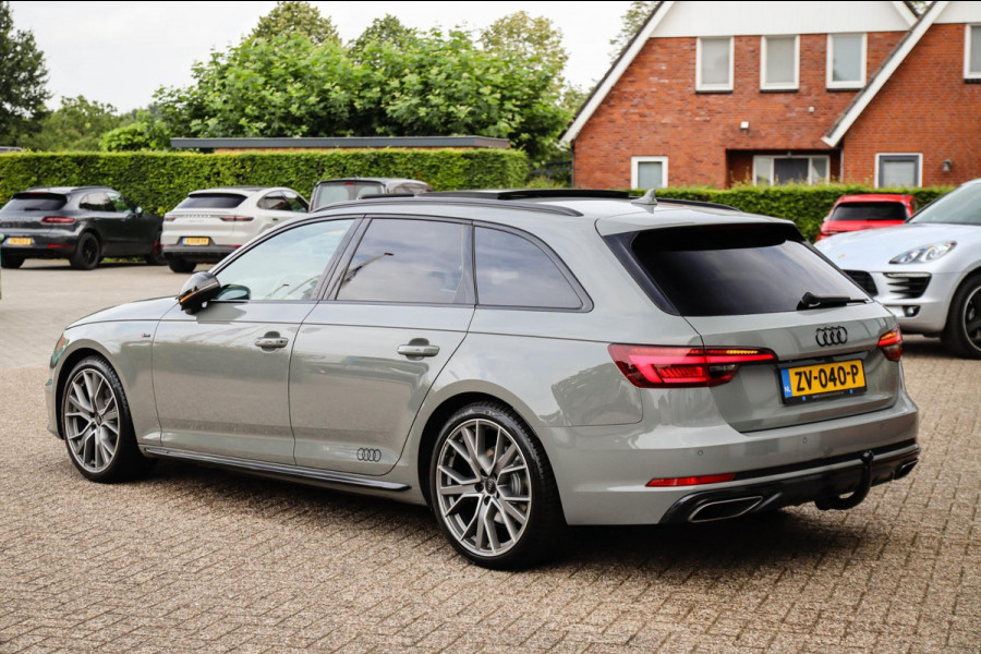 Audi A4 Avant 40 2.0TFSI S line Black Edition Facelift 190pk S-Tronic NL|Panoramadak|Virtual Cockpit|Leder|LED Matrix|Camera|Black