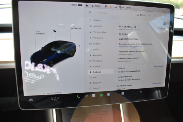 Tesla Model 3 Standard Pano Nav Pdc Camera Leder AutoPilot 1 Ste Eigenaar