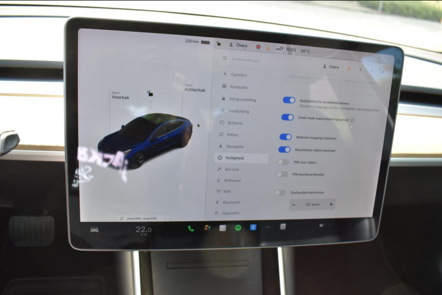 Tesla Model 3 Standard Pano Nav Pdc Camera Leder AutoPilot 1 Ste Eigenaar