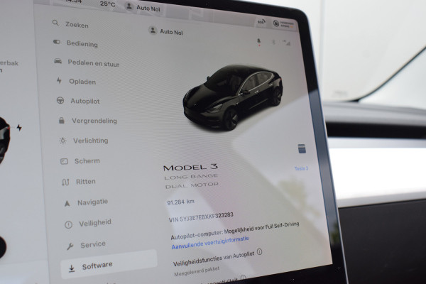 Tesla Model 3 Long Range AWD 75 kWh | Wit Leer | Full Self-Driving AutoPilot | Pano
