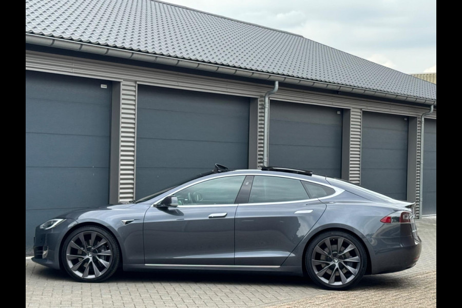 Tesla Model S 75D Base, PANORAMADAK, LEDER SPORTINTERIEUR, 74000 KM, VELE OPTIES, NL AUTO NAP